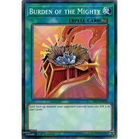 Yugioh YS17-EN029 Burden of the Mighty Common 1st Edition