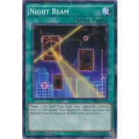Night Beam - BP03-EN176 - Shatterfoil Rare 1st Edition LP