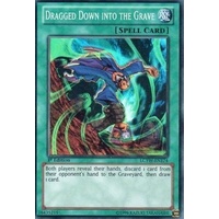 YuGiOh Dragged Down into the Grave - LCYW-EN174 - Super Rare NM 1st Edition Ed