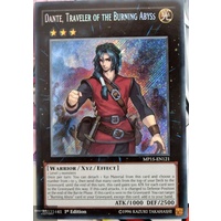 Yugioh Dante, Traveler of the Burning Abyss - MP15-EN121 - Secret Rare 1st Edition NM