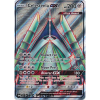 Pokemon Celesteela Ultra Rare FA GX Sun and Moon Ultra Prism 144/156