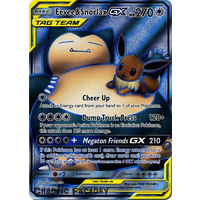Eevee & Snorlax GX - 171/181 - Full Art Ultra Rare