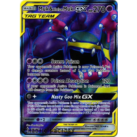 Muk & Alolan Muk GX - 196/214 - Full Art Ultra Rare