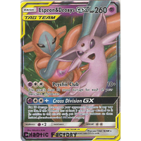 Pokemon TCG Espeon & Deoxys GX - 72/236 - Ultra Rare NM
