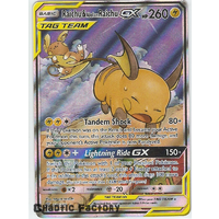 Pokemon TCG Raichu & Alolan Raichu GX - 221/236 - Full Art Ultra Rare NM