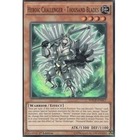 Yugioh WSUp-EN017 Heroic Challenger - Thousand Blades Super rare