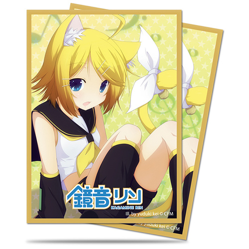 ULTRA PRO - HATSUNE MIKU NEKOMIMI SERIES - Kagamine Rin Deck Protector / SLEEVES 50ct