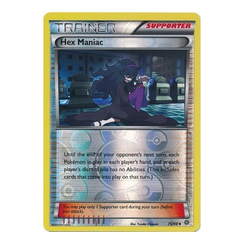 Pokemon TCG Hex Maniac - 75/98 - Uncommon Reverse Holo