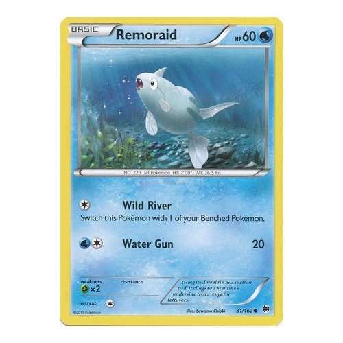 Pokemon TCG Remoraid - 31/162 - Common