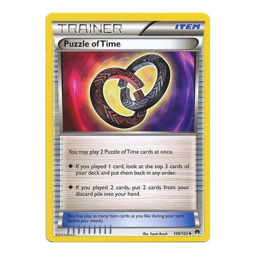 Pokemon TCG Puzzle of Time - 109/122 - Uncommon - XY: Breakpoint
