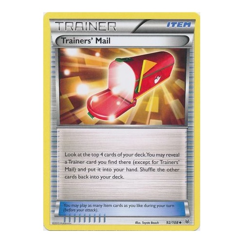 Pokemon TCG Trainers' Mail - 92/108 - Uncommon - XY: Roaring Skies
