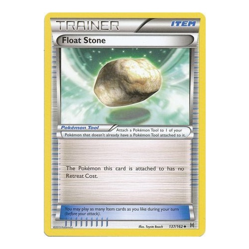 Pokemon TCG Float Stone - 137/162 - Uncommon - XY: Breakthrough