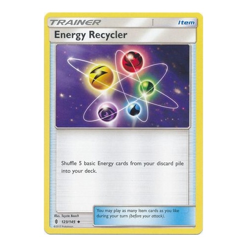 Pokemon TCG Energy Recycler - 123/145 - Uncommon - Sun & Moon: Guardians Rising