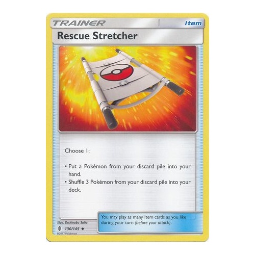 Pokemon TCG Rescue Stretcher - 130/145 - Uncommon - Sun & Moon: Guardians Rising