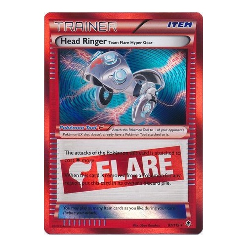 Pokemon TCG Head Ringer - 97/119 - Holo Rare - XY: Phantom Forces