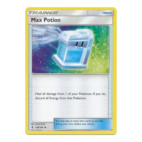 Pokemon TCG Max Potion - 128/145 - Uncommon - Sun & Moon: Guardians Rising