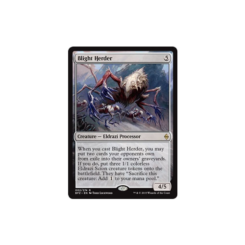 MTG Blight Herder Creature - 002/274 BFZ
