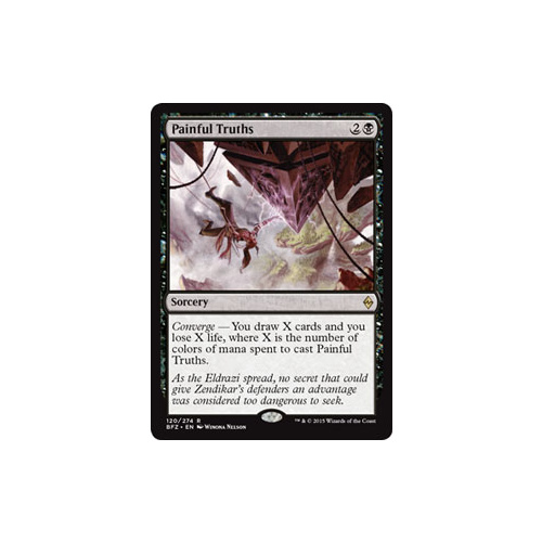 MTG Painful Truths Sorcery - 120/274 BFZ