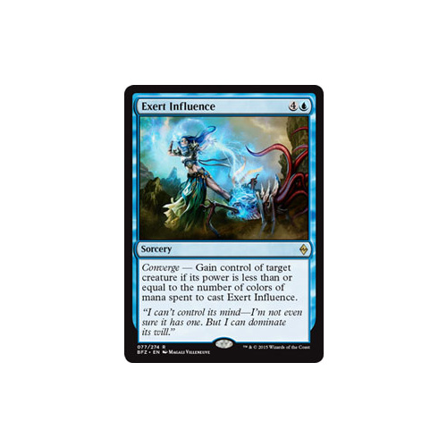 MTG Exert Influence Sorcery - 077/274 BFZ