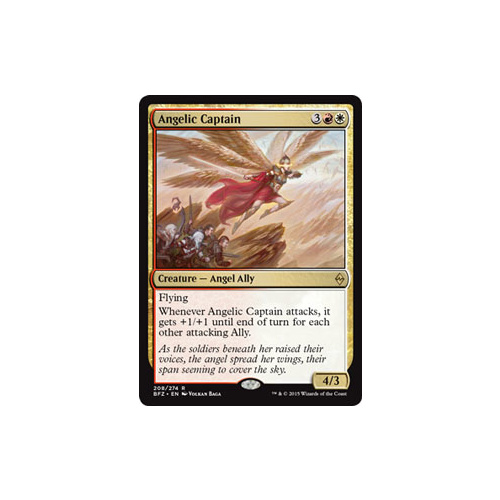 MTG Angelic Captain Creature - 208/274 BFZ