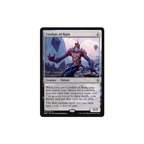 MTG Conduit of Ruin Creature - 004/274 BFZ