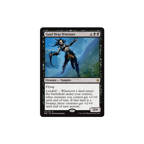 MTG Guul Draz Overseer Creature - 112/274 BFZ