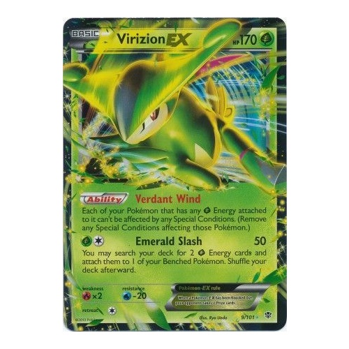 Virizion EX - 9/101 - Ultra Rare NM