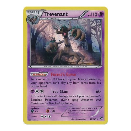 Trevenant - 55/146 - Holo Rare