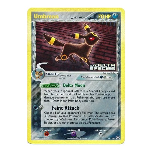 Umbreon (Delta Species) - 17/113 - Holo Rare Reverse Holo