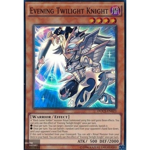 Evening Twilight Knight - DOCS-EN023 - Super Rare Unlimited Edition