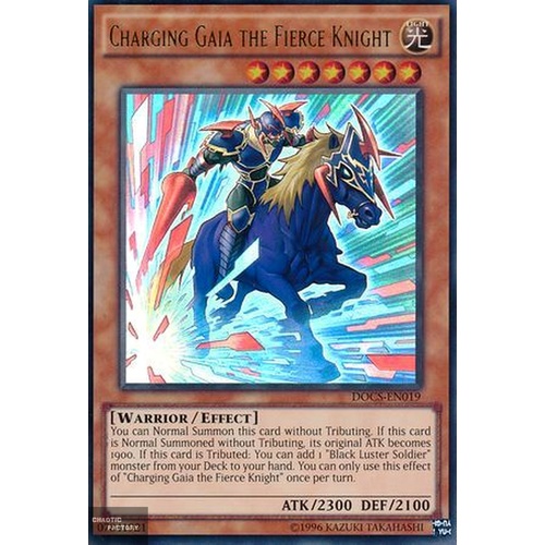  Charging Gaia the Fierce Knight - DOCS-EN019 - Ultra Rare Unlimited