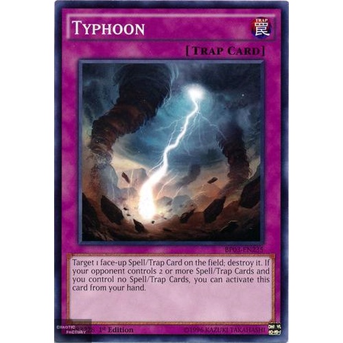 Typhoon - BP03-EN235 - Common 1st Edition LP
