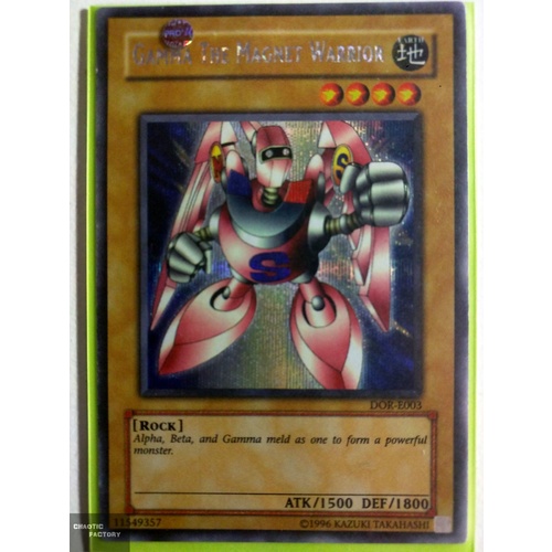  Gamma The Magnet Warrior DOR-E003 (Prismatic Secret Rare) LP