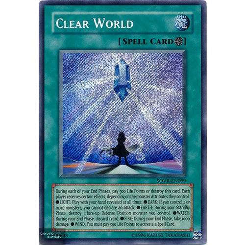 Clear World - SOVR-EN099 - Secret Rare Unlimited
