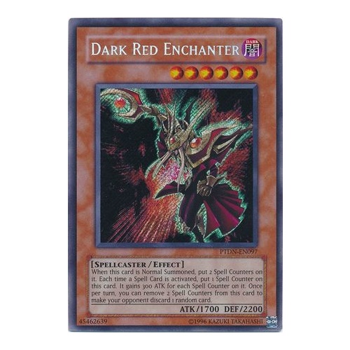  Dark Red Enchanter PTDN-EN097 Secret rare Unlimited edtion NM