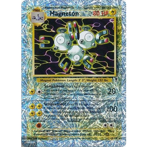 Magneton - 28/110 - Rare Reverse Holo Legendary Collection