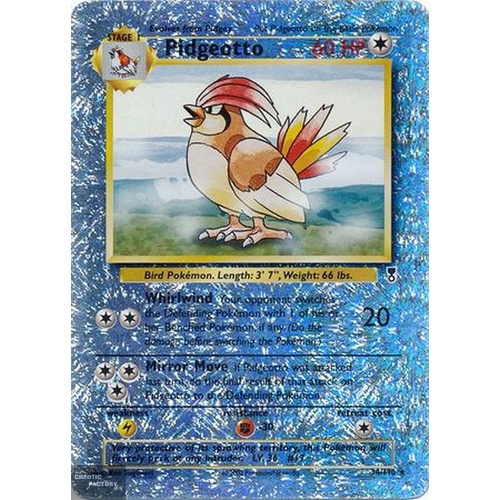 Pokemon Pidgeotto - 34/110 - Rare Reverse Holo Legendary Collection NM