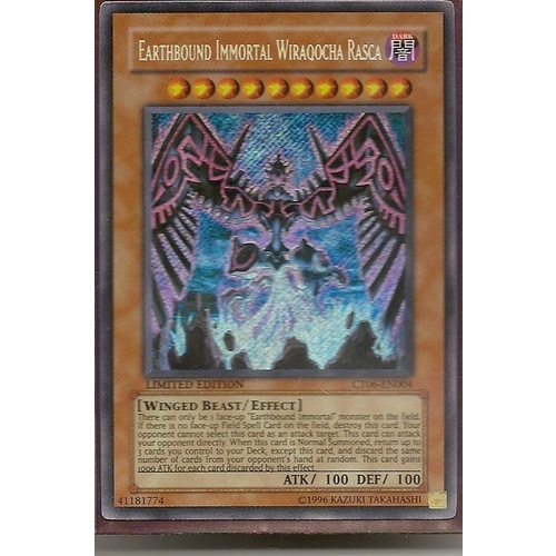 Earthbound Immortal Wiraqocha Rasca - CT06-EN004 - Secret Rare NM