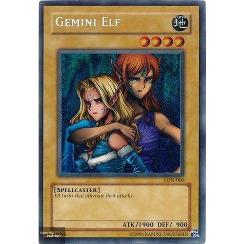 Gemini Elf - LON-000 - Secret Rare Unlimited NM