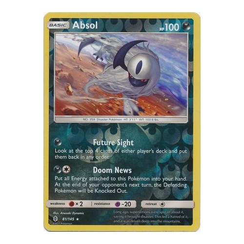 Absol - 81/145 - Holo Rare Reverse Holo