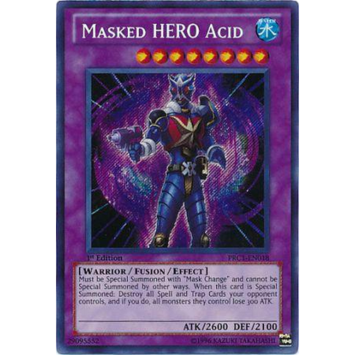 Masked Hero Acid - PRC1-EN018 - Secret Rare NM US print