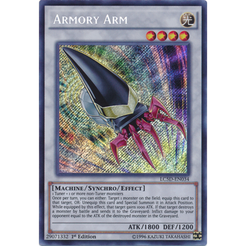 Armory Arm - LC5D-EN034 - Secret Rare 1st Edition  NM