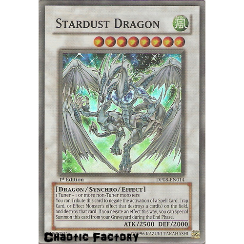 Stardust Dragon - DP08-EN014 - Super Rare 1st Edition NM
