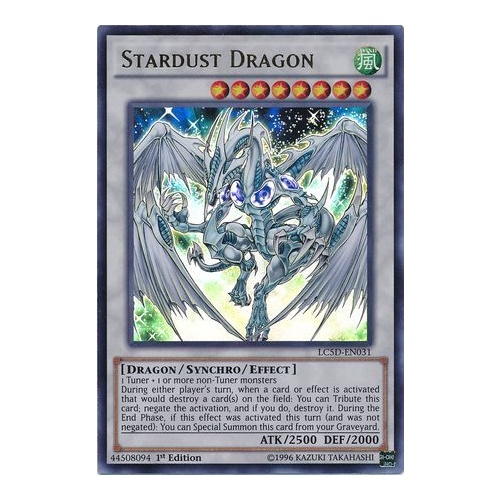 Stardust Dragon - LC5D-EN031 - Ultra Rare 1st Edition NM