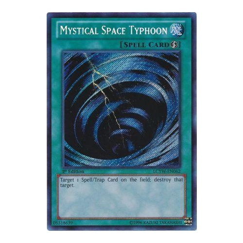 Mystical Space Typhoon - LCYW-EN062 - Secret Rare 1st Edition NM US print