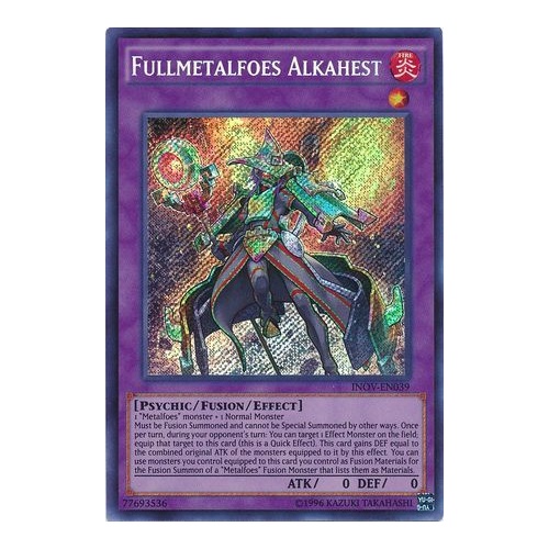 Fullmetalfoes Alkahest - INOV-EN039 - Secret Rare Unlimited NM