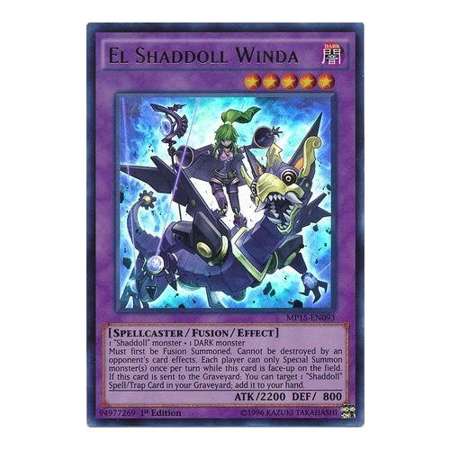 El Shaddoll Winda - MP15-EN093 - Ultra Rare 1st Edition NM