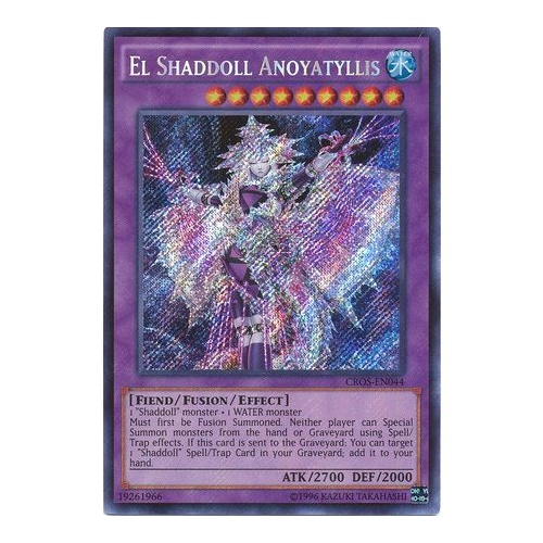 El Shaddoll Anoyatyllis - CROS-EN044 - Secret Rare Unlimited NM