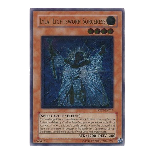 Ultimate Rare - Lyla, Lightsworn Sorceress - LODT-EN019 Unlimited LP