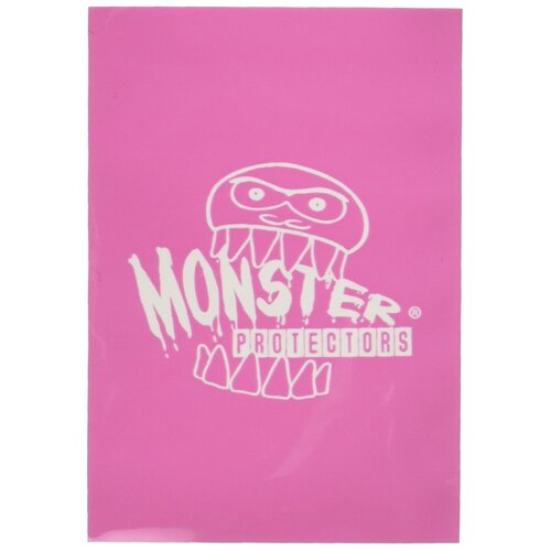 BCW Monster Small Glossy Pink Logo - 60 Sleeves YUGIOH SIZE